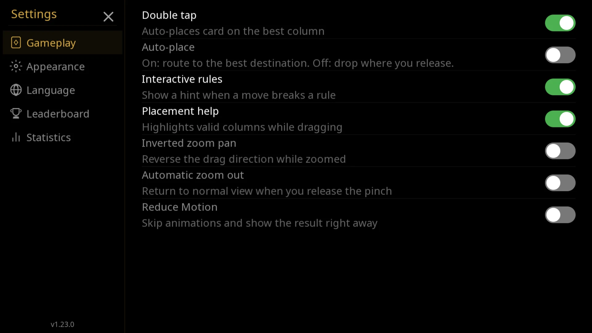 Canfield Solitaire - Cards screenshot